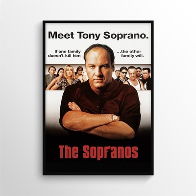 1999 THE SOPRANOS - TV-Serie Poster Druck A3 A4 A5 - Wohndeko/Wandbild