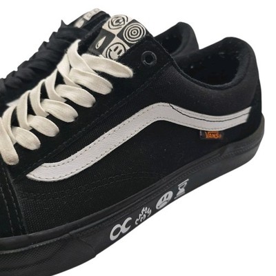 Vans X Cult Old Skool Pro BMX Skate Shoes Size 10 Black Never Fade Collaboration