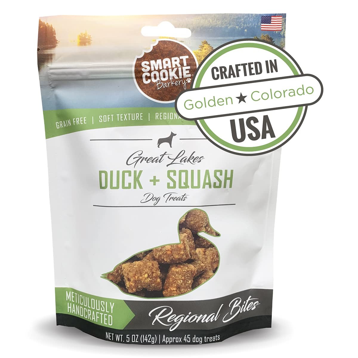 All Natural Soft Dog Treats - Duck  Squash - Training Treats
