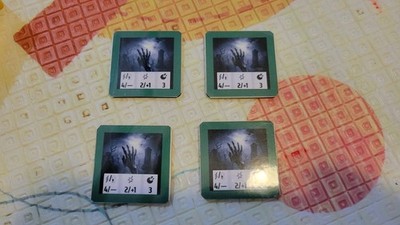 Heroclix Custom Grave Terrain Markers Black Lantern Corp 4X