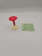 Vtg Ovado Egg Piercer Puncher Gadget Red & White 1 Egg Western Germany W/ Paper