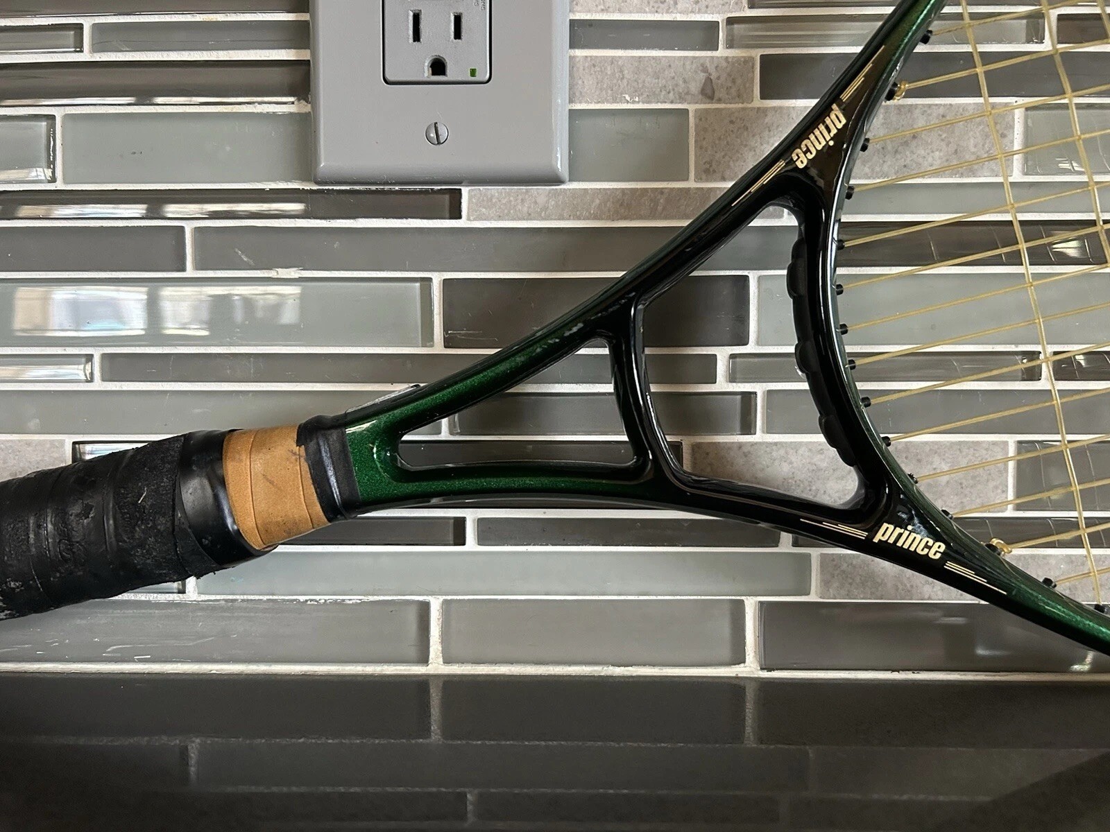 Prince Graphite II Oversize Tennis Racquet Racket Leather 4 5/8" Grip CLEAN ✅