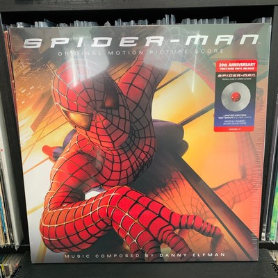 Spider-Man - Soundtrack by Danny Elfman Limited Silver Vinyl LP New Sealed OST 