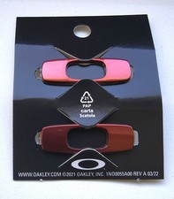 Oakley Replacement Icons for Batwolf Sunglasses Model Attachments Pair Team Red