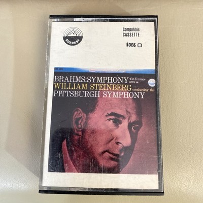 Brahms: Symphony No. 4 in E Minor Op 98 Steinberg (Cassette Tape Everest) *VG*
