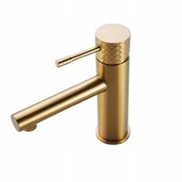 Wasserhahn Bad Waschbecken Armatur Mischbatterie Waschtischarmatur Amara Gold