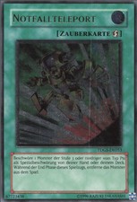 YuGiOh Notfallteleport (V.2) TDGS-DE053 Ultimate Rare Light Played unl.
