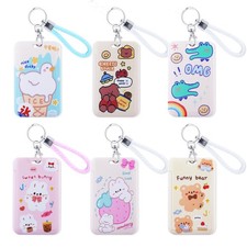 Photocard Holder 6 Pcs Photocard Holder with Keychain