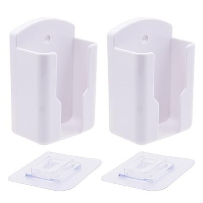 2Pcs Fashion Remote Control Holders Self Adhesive Wall Mount Air Conditioner
