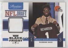 2012 Playoff Prestige NFL Draft Materials Black Friday Trent Richardson #3 0q3