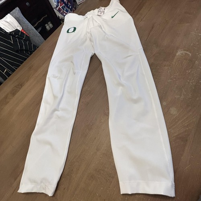 #ad Oregon Ducks Pants Mens Large White NCAA Football Nike Vapor Prime On Field $47.99