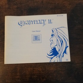 Nintendo NES Gauntlet 2 Game Cartridge Tested With Manual
