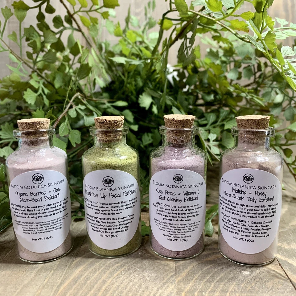 Exfoliante facial | Cuidado orgánico de la piel | Exfoliante facial | Exfoliante facial iluminador de la piel Foto 2 de 4