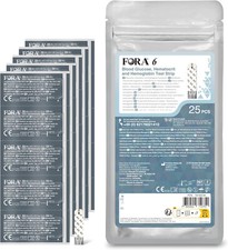 FORA 6 Blutzucker-, Hämatokrit- und Hämoglobin-Teststreifen (25 Stück)