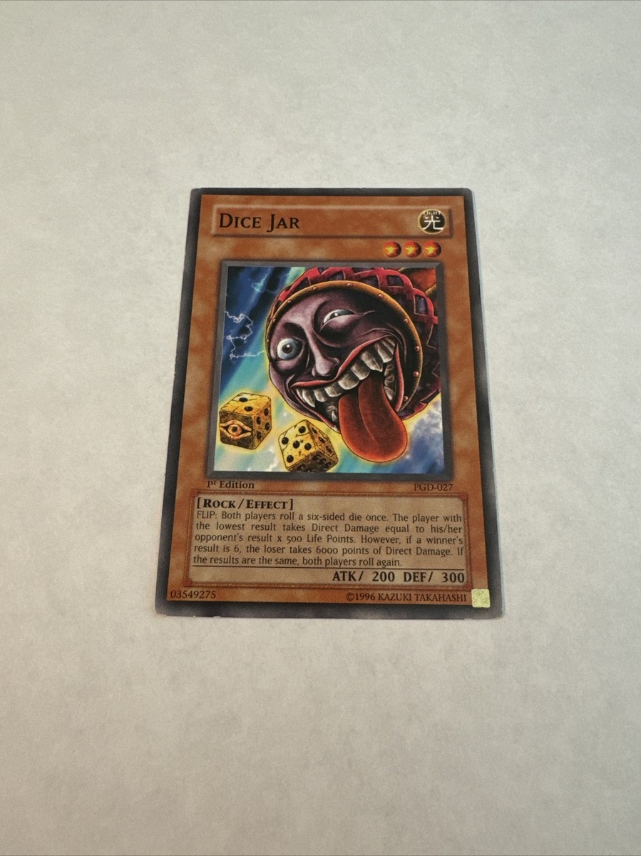 dice jar deck yugioh Amazon.com: Yu-Gi-Oh! - (PGD-027) - Pharaonic Guardian - Unlimited Edition Yugioh - Dice Jar PGD-027