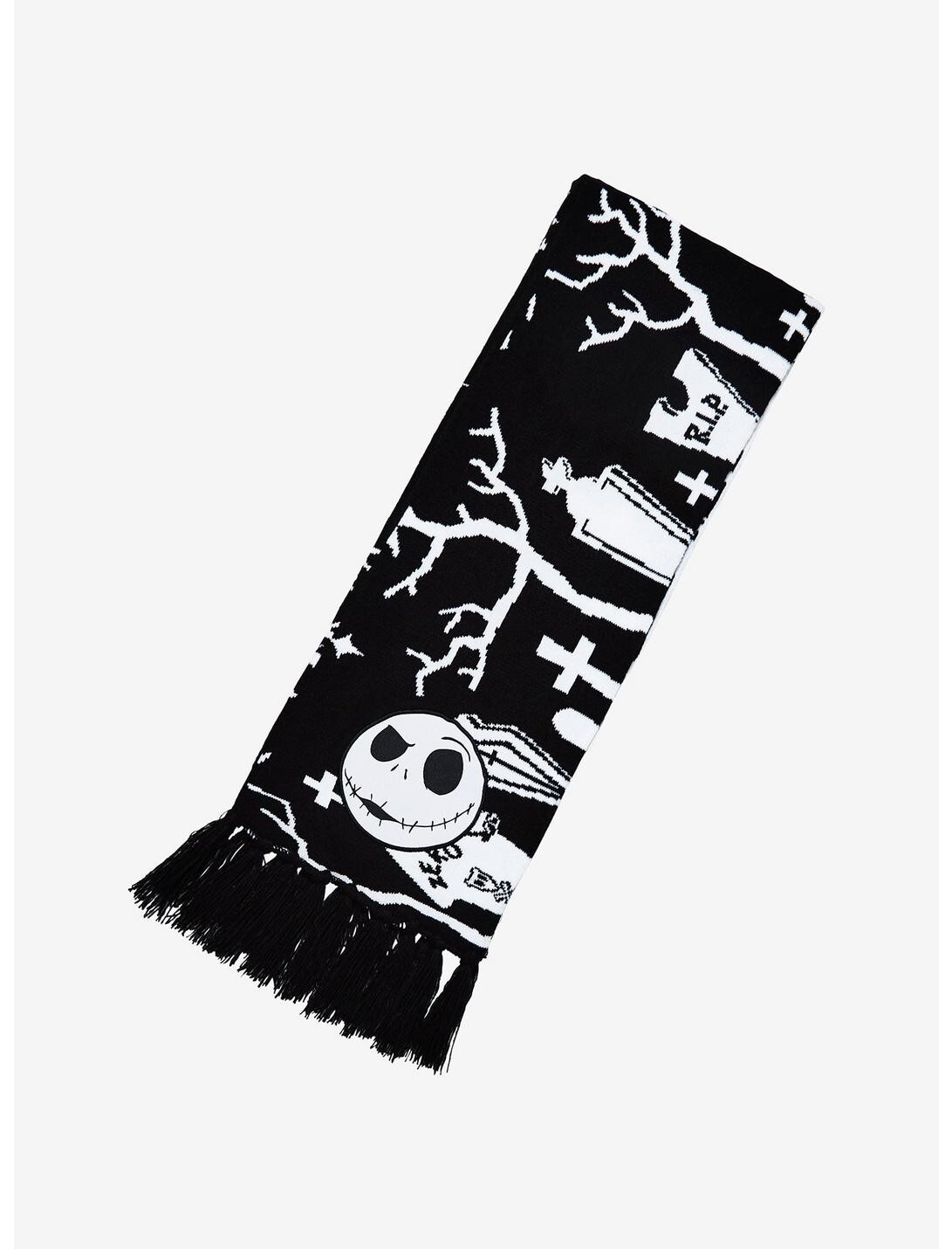 Disney The Nightmare Before Christmas Graveyard Scarf NEW /w Tags Bioworld image 3