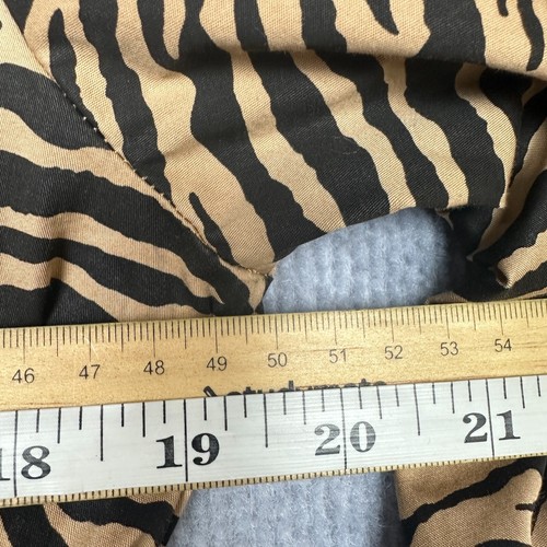 Kinney Dress Womens Medium Beige Black Tiger Stripes Paola Maxi Stretch BNWT - Picture 8 of 9