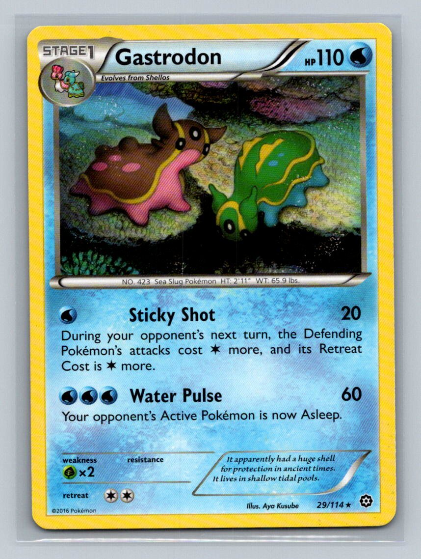 Gastrodon XY - Steam Siege 29/114 Near Mint NM