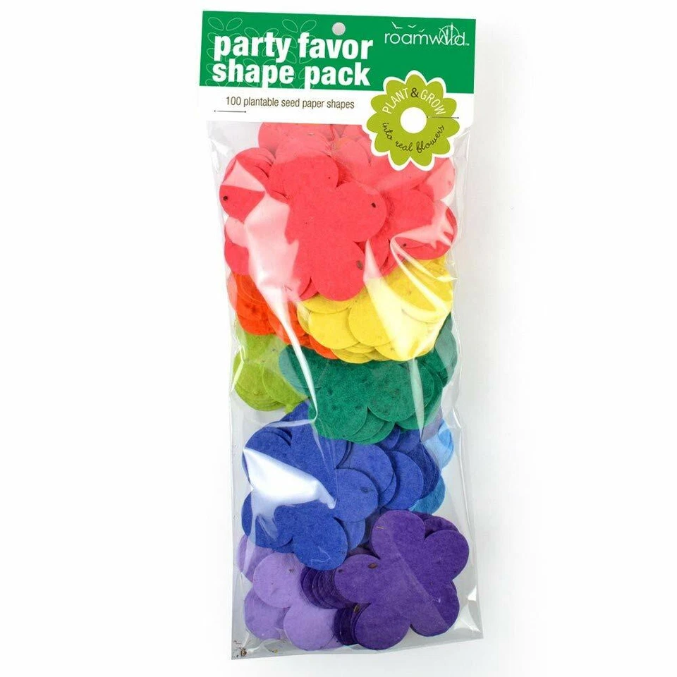100 x Seeds in Paper Plantable Seeded Shapes Eco Friendly Paper With Seed - NEW - Image 4 of 4