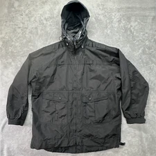 PROPPER Jacket Mens Large Black Hooded Military Tactical Shooting