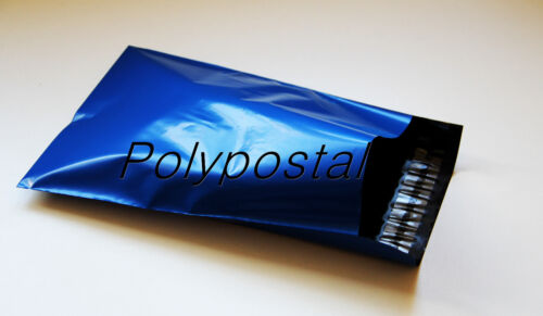 50 x Metálico Plástico Azul Bolsa para envíos 12x16 12 16 CORREOS 50X - Zdjęcie 1 z 1
