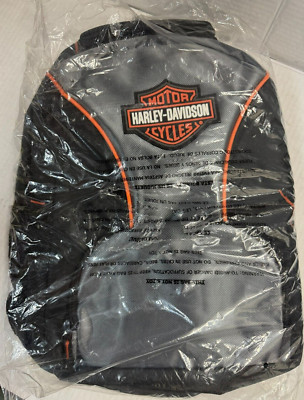 Athalon Harley-Davidson Bar & Shield Logo Backpack Silver/Black 90818 Motorcycle