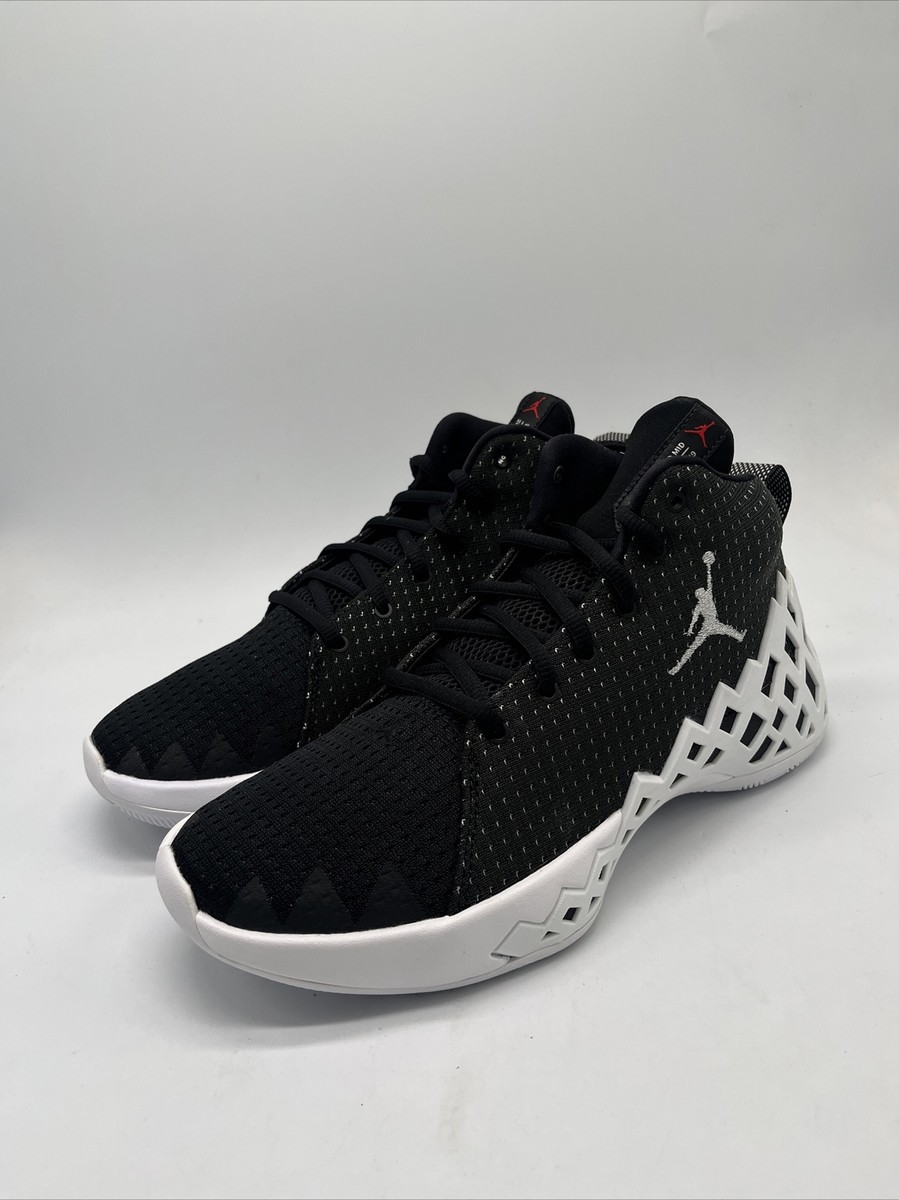 Nike Jordan Jumpman Diamond Mid Black/White Shoes CI1204-001 Men's