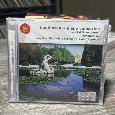 CD / Beethoven: Piano Concerto Nos. 4 & 5 ''Typisch (CD, Jan-2004, RCA Re) SEALED