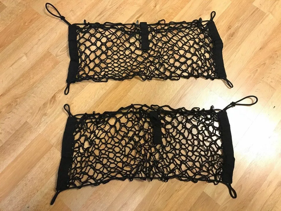 2 redes de carga de malla estilo lateral trasero sobre para Chevrolet Malibu sedán 2008-2012 Foto 4 de 4