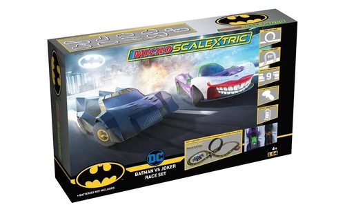 G1155M Scalextric Micro Scalextric Batman vs Joker Set Battery Powered Race Set - Picture 2 of 7