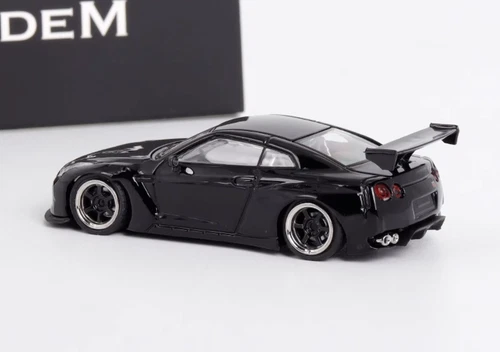 Modell Diecast Sammelauto 1:64 flammig schwarz JDM GTR R35 Pandem Sport - Bild 5 von 11