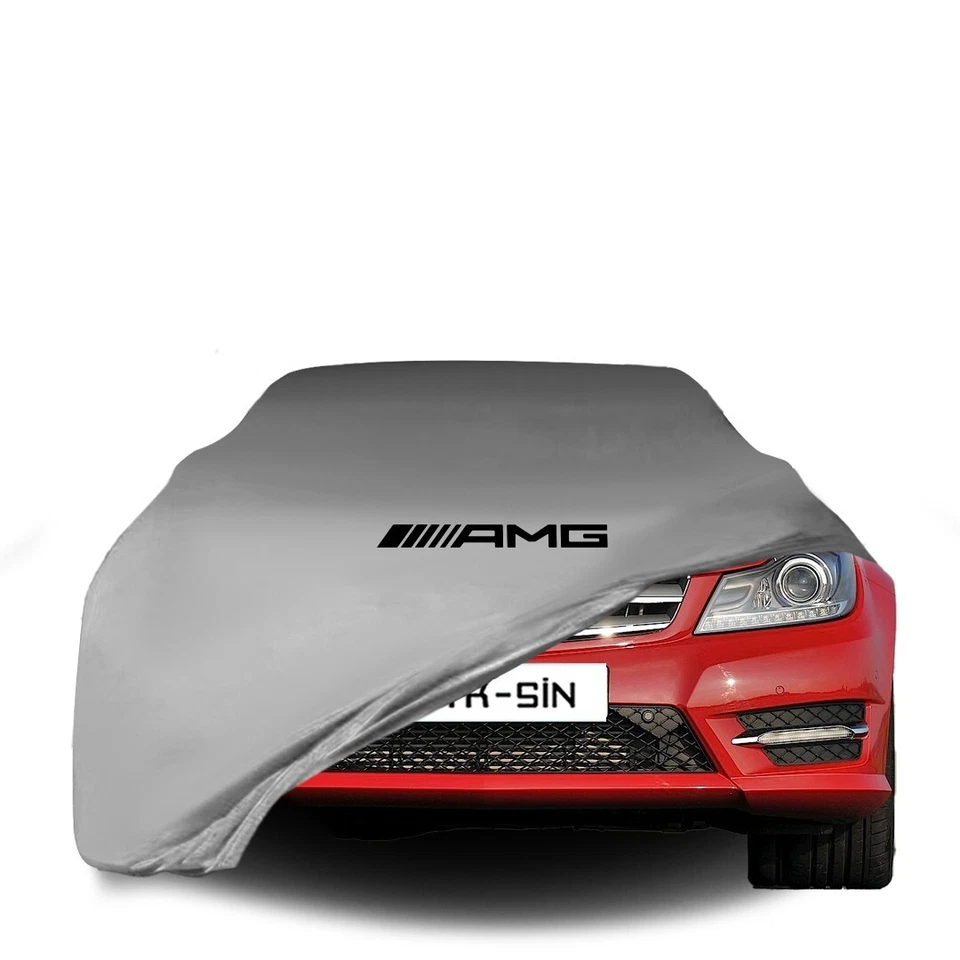 MERCEDES BENZ C S204 T SW Custom Fit İndoor Car Cover W/logo Red Black Gray Blue Foto 3 de 4