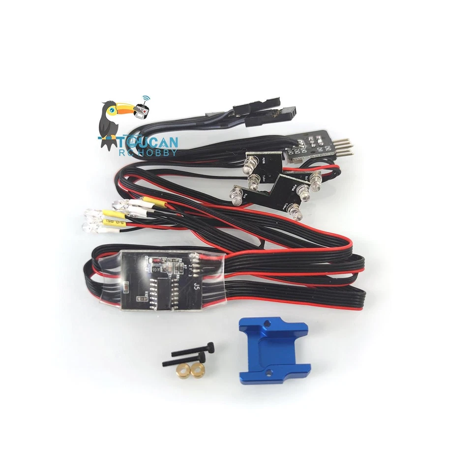 CAPO Spare Lights Hub Set LED Light System For 1/18 CUB1 Crawler Car RC Model - Image 3 of 4