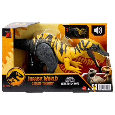 Jurassic World Chaos Theory Wild Roar Ceratosuchops | eBay