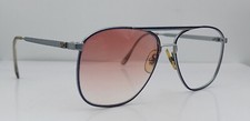 Vintage RC 400 Blue Gray Pilot Metal Sunglasses FRAMES ONLY