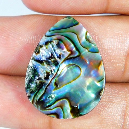 19,85 ct. Pietra preziosa sciolta cabochon pera ABALONE SHELL 100% ...