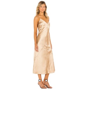 Revolve Line and Dot Satin Dolly Dress Gold M | eBay Revolve Line and Dot Satin Dolly Dress Gold M | eBay