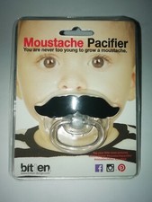 MOUSTACHE Silicone Pacifier Mustache Pacifier