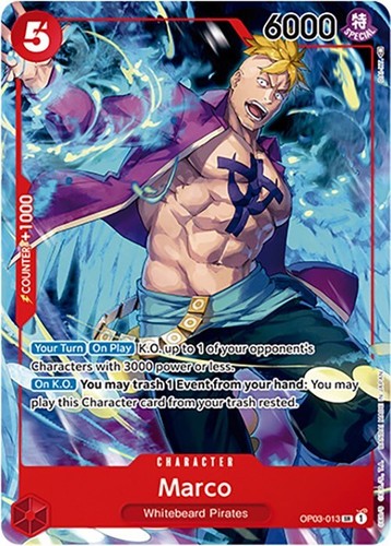 ONE PIECE PRB02-008 JP マルコ SR PSA10 マルコ PRB02-008 SR｜ワンピースカードシングルカード通販｜Cloveストア