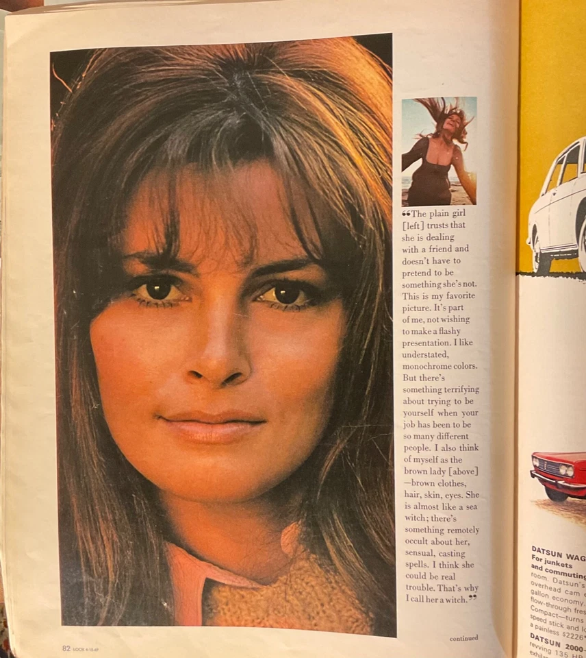 LOOK MAGAZINE Apr 15 1969 Raquel Welch - How Not To Be A Sex Goddess Vintage Ads - Image 4 of 4
