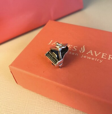 James Avery Sterling Silver 925 Open Grand Piano 3D Charm Retired