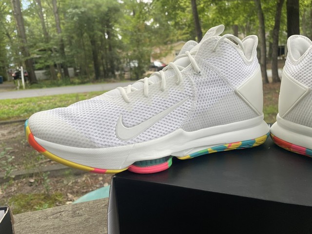 Nike LeBron Witness 4 White Multi Camo 