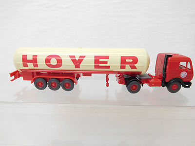 eso-02830	Wiking 1:87 Mercedes Tanksattelzug Hoyer sehr guter Zustand,
