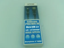 USB Cable To Micro USB, 2.0 1 Metre, Silicone, High Speed, Load Smartphone