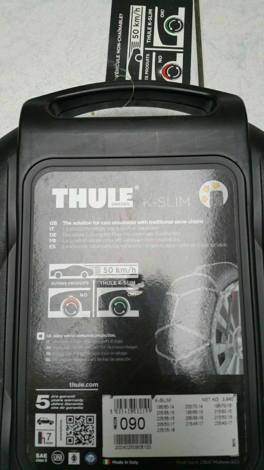 Chaine à neige Thule König K-Slim 090 pour les départs en station de ski