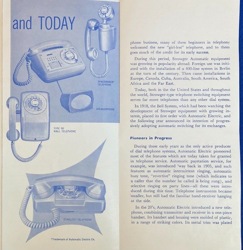 1960 ¿Qué hay detrás de tu teléfono de marcado? Comp. de teléfono local Folleto sobre equipo nuevo - Imagen 4 de 7