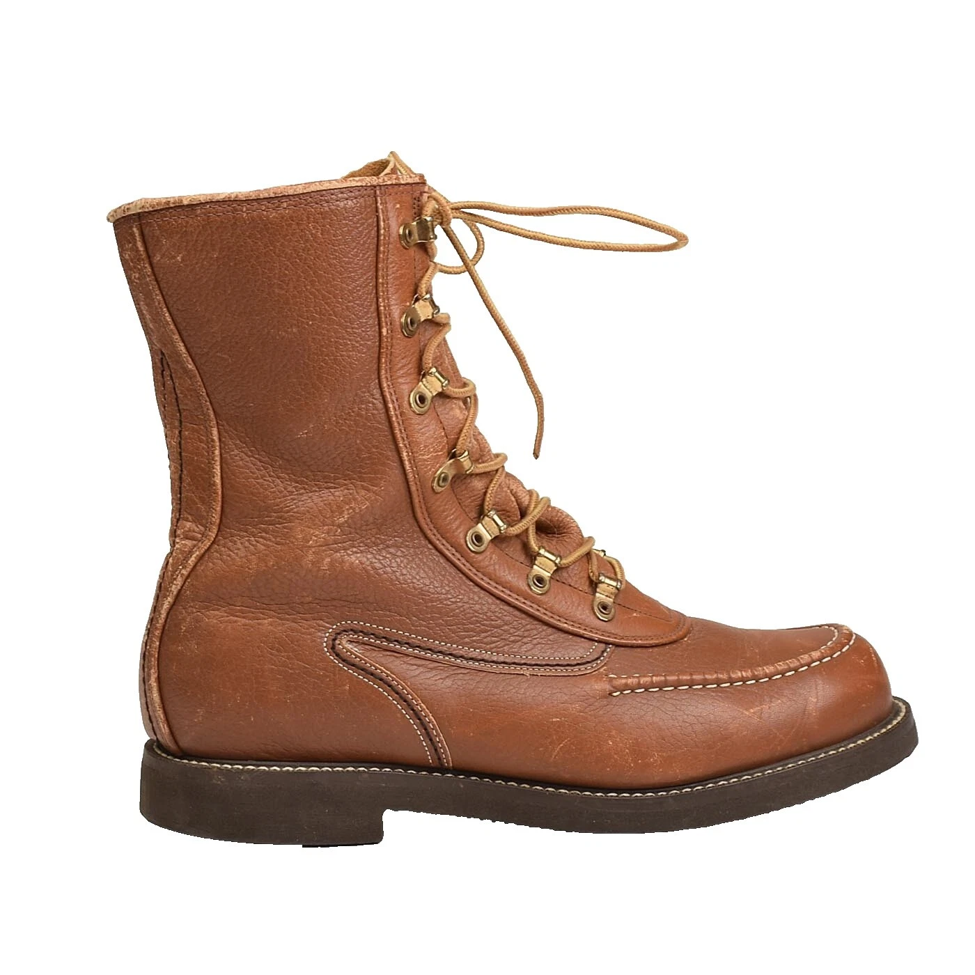 Desgaste de Calzado Vintage Marrón Botas De Trabajo Para Hombres