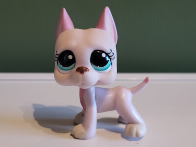LPS #1022 LITTLEST PETSHOP ORIGINAL AUTHENTIQUE CHIEN ARGENTIN DOG HASBRO 