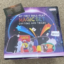 My First Role Play Magic Set - Costume And Tricks New In Box By Prextex 12-in-1