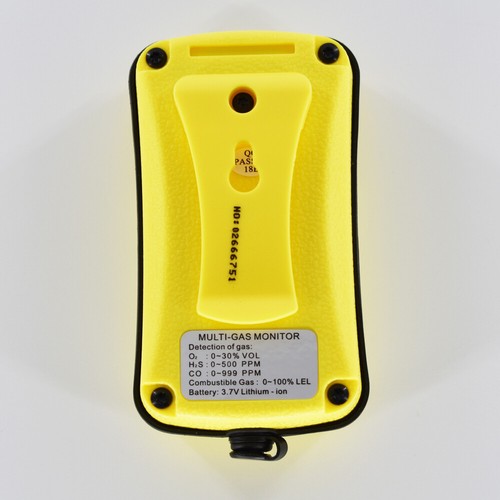 AS8900 Multi Gas Detector Monitor 4 in 1 O2 H2S CO Combustible gas leakage meter - Picture 8 of 12